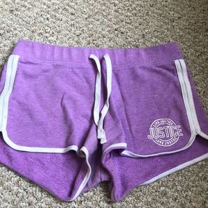 Purple shorts